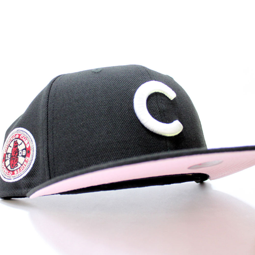 Chicago Cubs 59FIFTY Retro Script MLB Fitted Hat – Basketball Jersey World