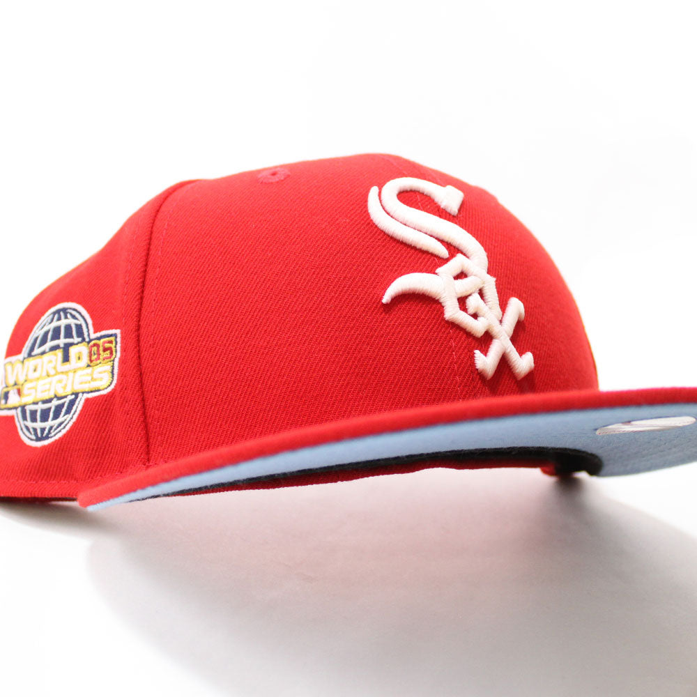 Chicago White Sox 2005 World Series Patch New Era Fitted 59Fifty Hat ECAPCITY