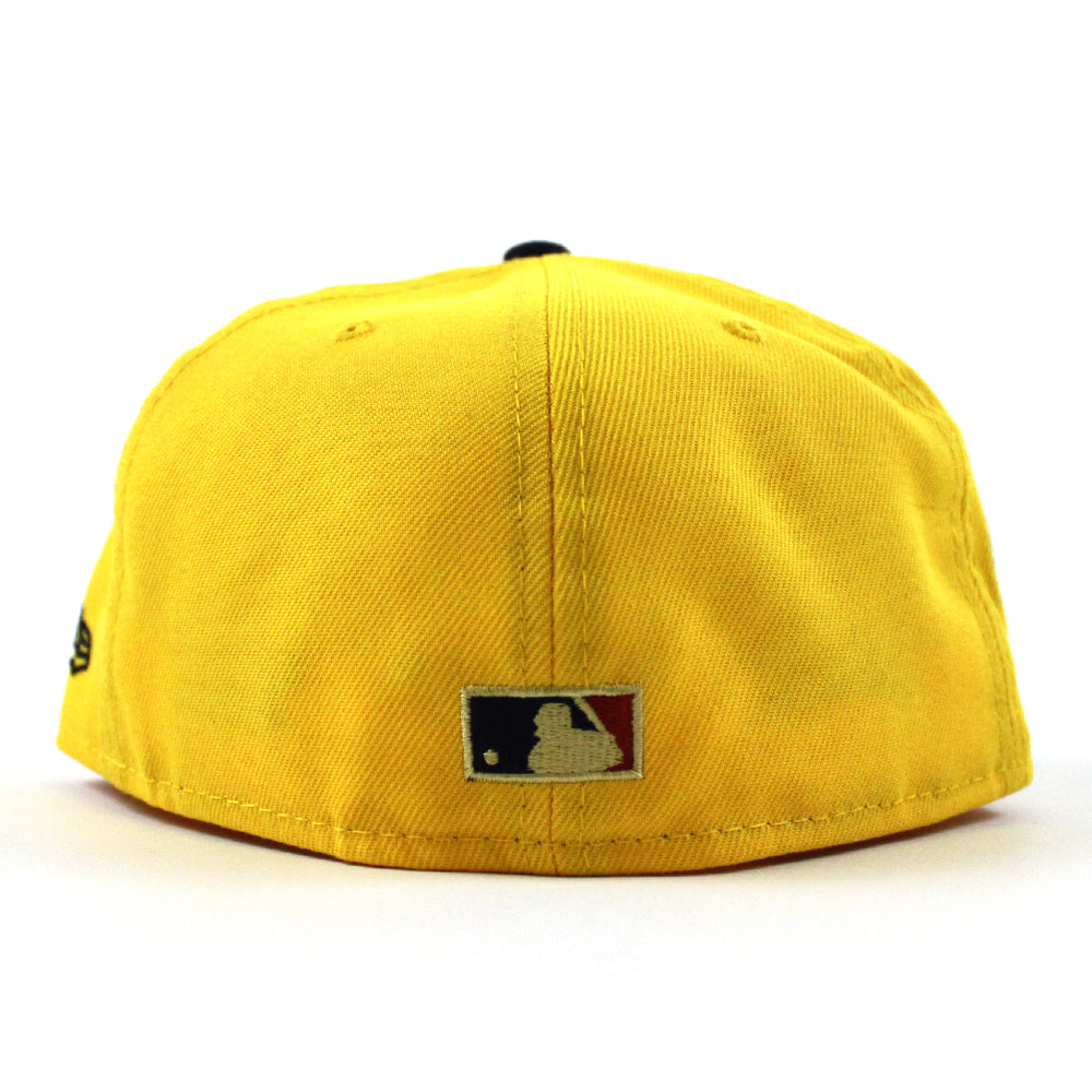 Texas Rangers 50th Anniversary New Era 59FIFTY Fitted Hat (Glow in The Dark Oceanside Peanut Pino Red Under BRIM) 7 1/8