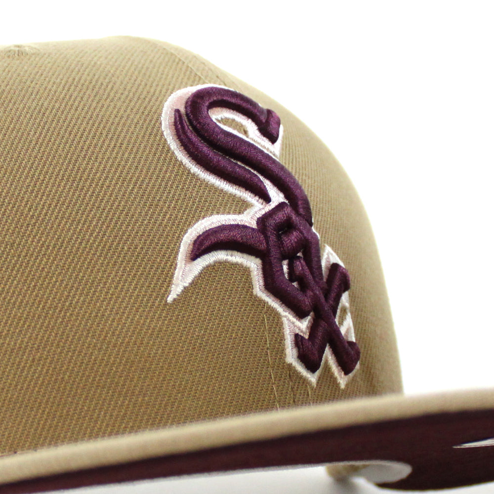 New Era Chicago White Sox Comiskey Park Black And Red 9Forty A Frame Snapback Hat New Era Chicago White Sox Comiskey Park Black And Red 9Forty A Frame Snapback Hat