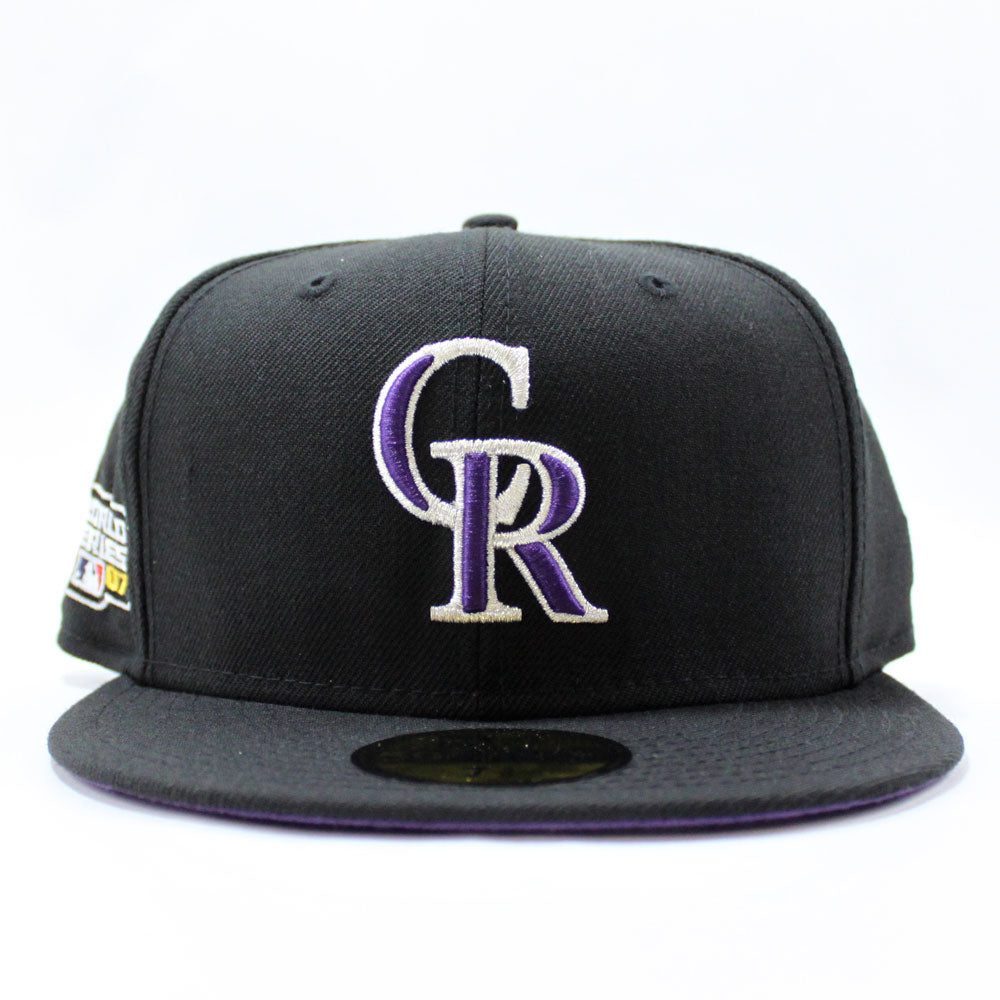 Colorado Rockies 2007 World Series New Era 59Fifty Fitted Hat Black P ECAPCITY