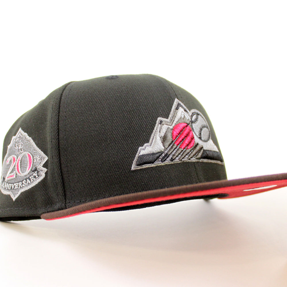 Colorado Rockies 20th Anniversary New Era 59Fifty Fitted Hat Black B ECAPCITY