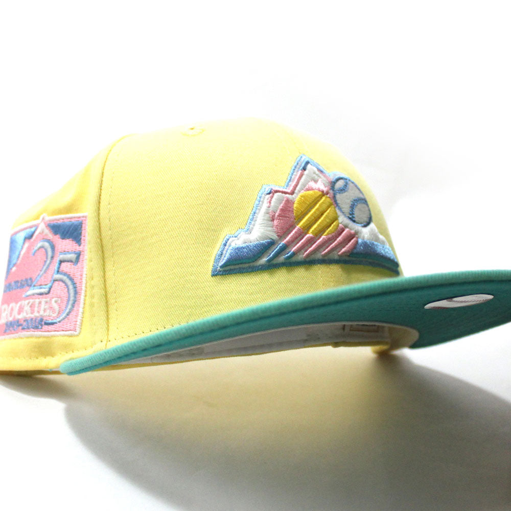 Colorado Rockies 25TH Anniversary New Era 59Fifty Fitted Hat (GITD