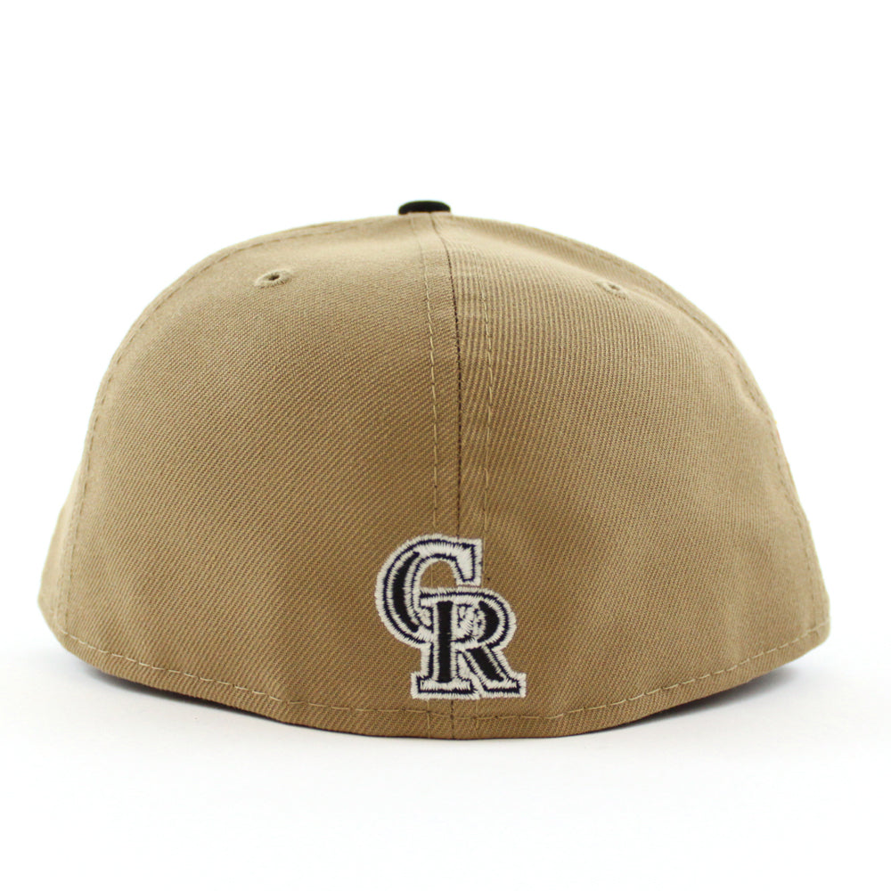 Colorado Rockies 25th Anniversary New Era 59Fifty Fitted Hat GITD Kha ECAPCITY