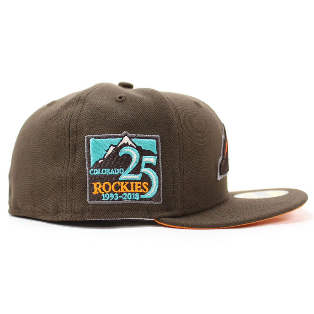 Colorado Rockies 25th Anniversary New Era 59Fifty Fitted Hat (Glow in –  ECAPCITY