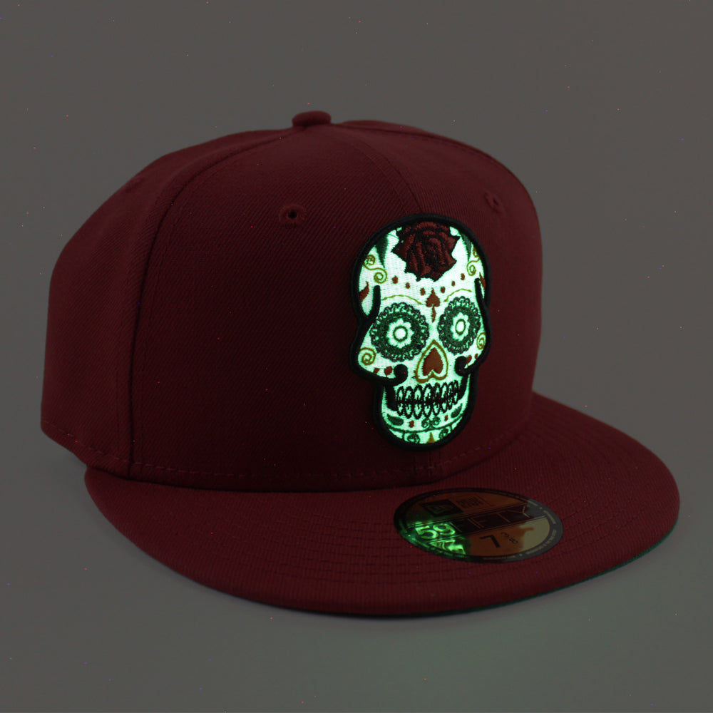 Day of The Dead Pink Sugar Skull 59FIFTY Fitted Hat