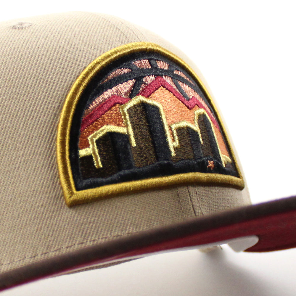 Lids Denver Nuggets New Era 59FIFTY Fitted Hat - Gold/Rust