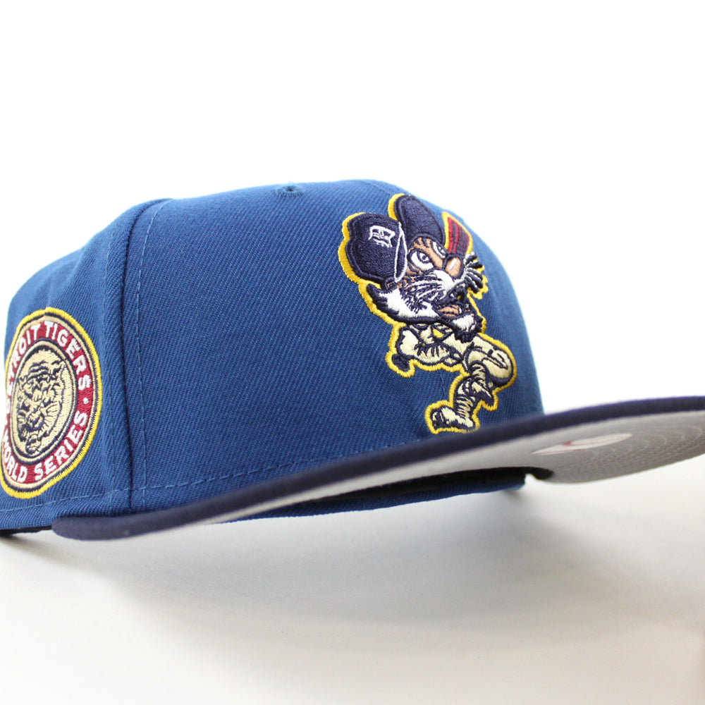 Detroit Tigers 1968 World Series New Era 59Fifty Fitted Hat (SeaShore Navy  and Gray Under Brim)