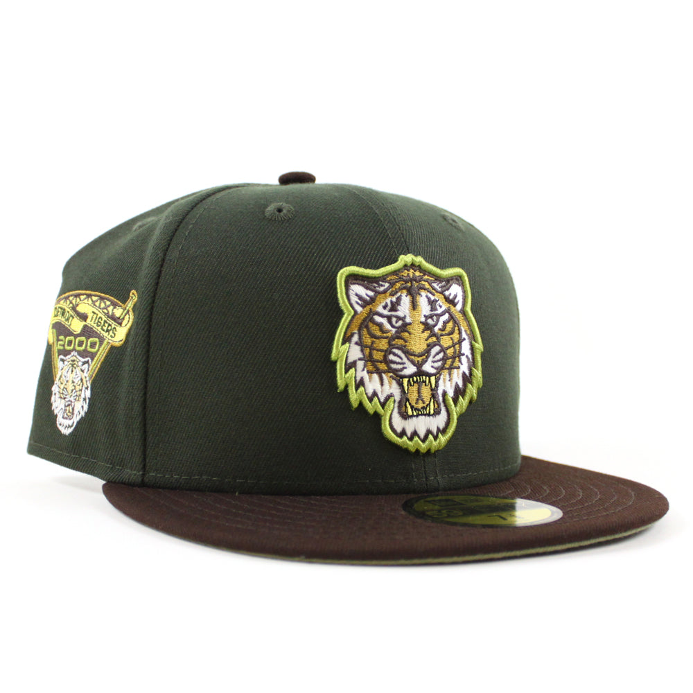 Detroit Tigers 2000 TIGER STADIUM New Era 59Fifty Fitted Hat (Seaweed ...