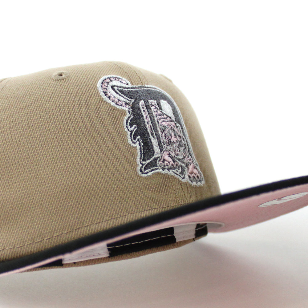 Detroit Tigers 2000 TIGER STADIUM New Era 59Fifty Fitted Hat (Black Misty Scarlet Under Brim)