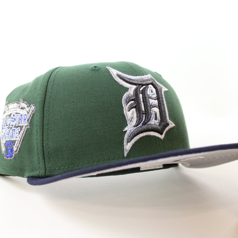 Detroit Tigers 2005 All Star Game New Era 59FIFTY Fitted Hat (Cilantro Navy Gray Under BRIM) 7 1/4