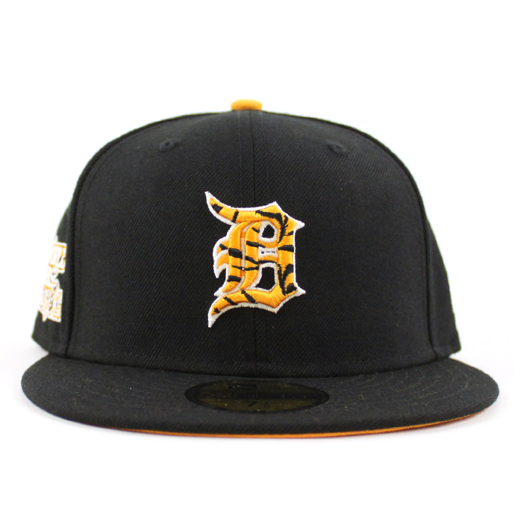 Detroit Tigers Tiger TIGERFILL New Era 59FIFTY Fitted Hat (Black Orange Under BRIM) 7 1/4