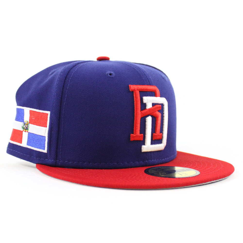 Dominican Republic 2023 World Baseball Classic (WBC) New Era 59Fifty Fitted  Hat (Navy Red Grey Under Brim)