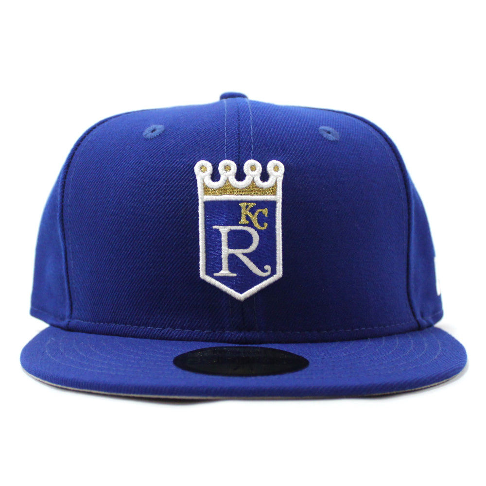 New Era 59Fifty Powder Blue Kansas City Royals Twill Fitted Hat Adult -  Shop Thrift KC