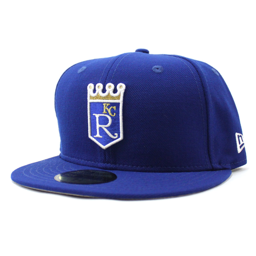 Kansas City Royals 1971 New Era 59Fifty Fitted Hat (Blue Gray Under Brim)
