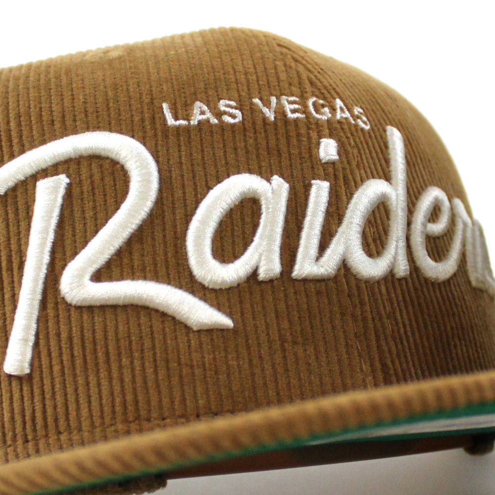 Casquette Snapback New Era 9Fifty Las Vegas Raiders - Marron Kaki - NFL Football