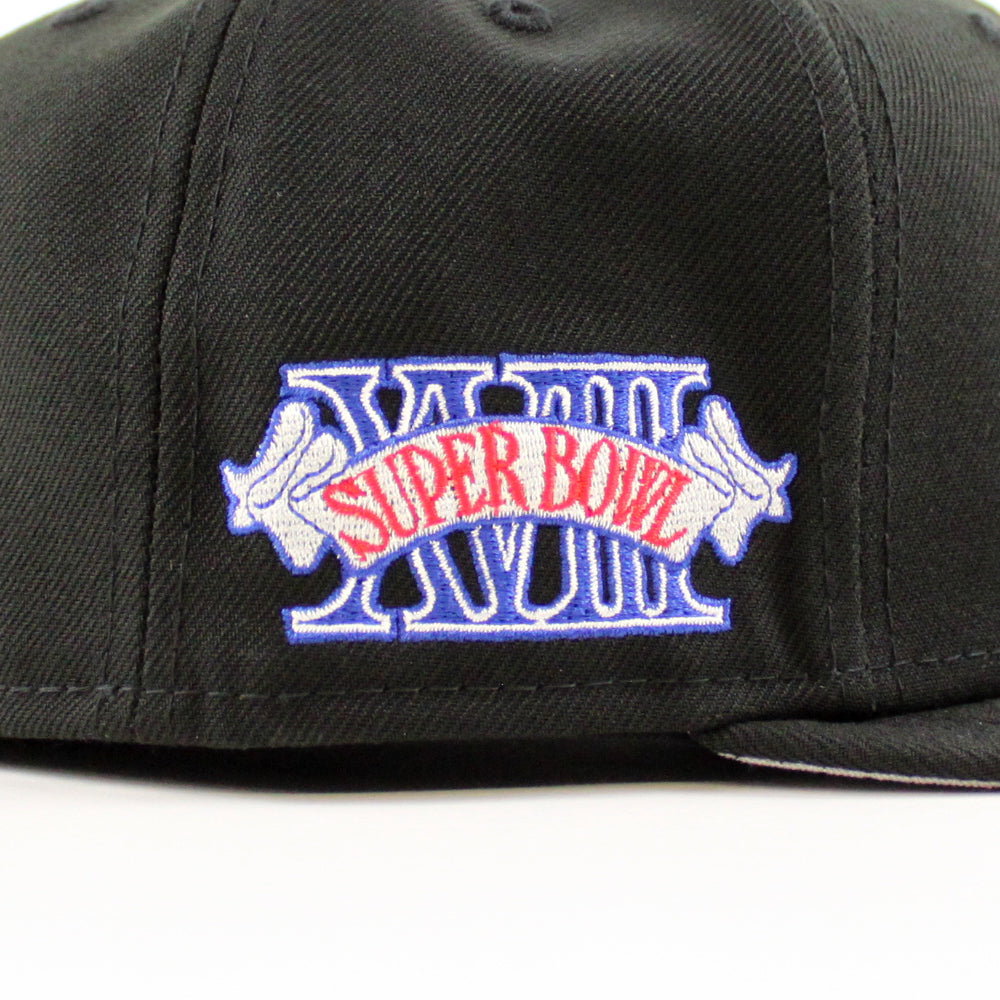Las Vegas Super Bowl Raiders New Era 59Fifty Fitted hat Team Color Gray Under Brim