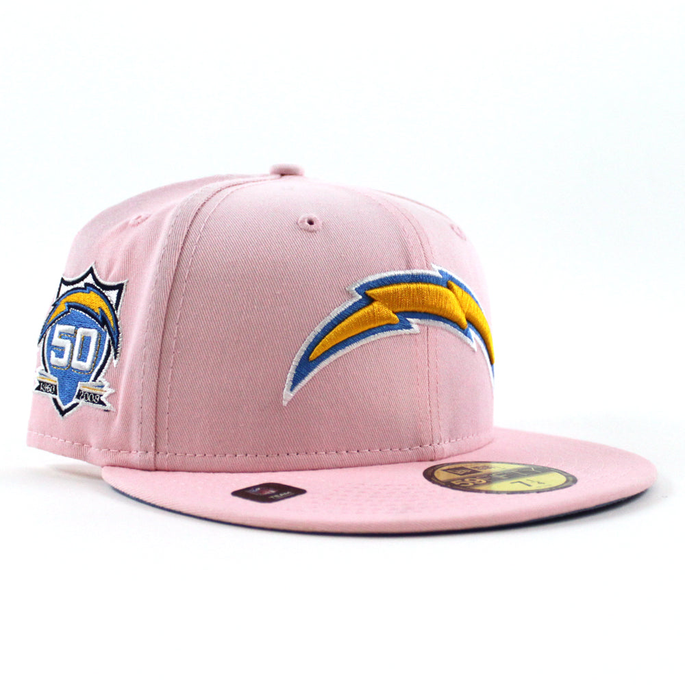 LOS ANGELES CHARGERS 50TH ANNIVERSARY 59FIFTY FITTED HAT 70690924