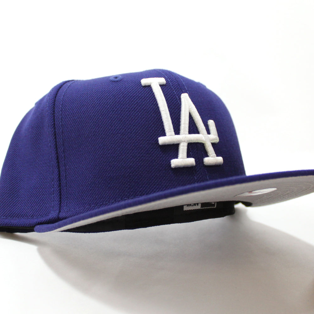 Samengesteld Trillen zelf Los Angeles Dodgers 1958 New Era 59Fifty Fitted Hat (Blue Gray Under B –  ECAPCITY