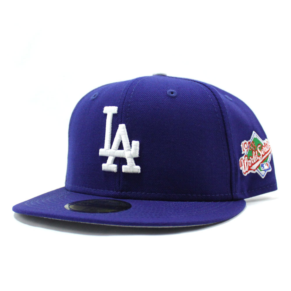 Los Angeles Dodgers 1988 World Series New Era 59Fifty Fitted Hat (Gray  Under Brim)