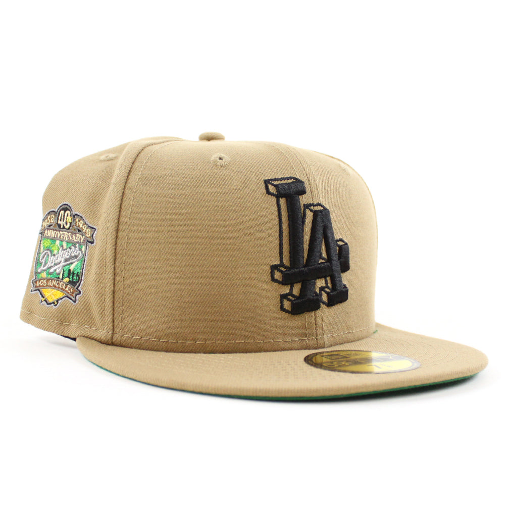 New Era 59Fifty Fitted Cap – Los Angeles Dodgers – Collezione Beige Kaki – Taglia Unica