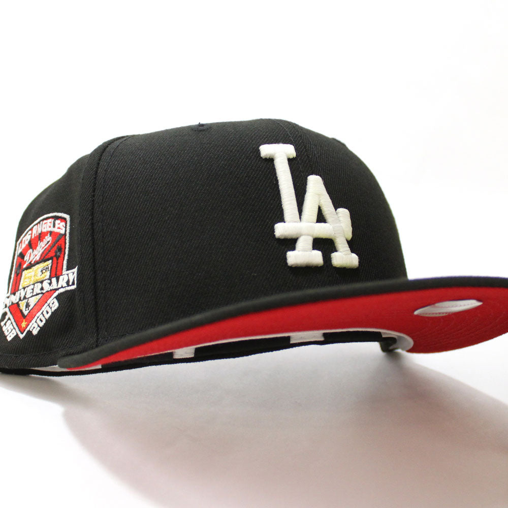 Los Angeles Dodgers 2-Tone Color Pack 59FIFTY Fitted Hat - Charcoal/ Red STCSCA / 8