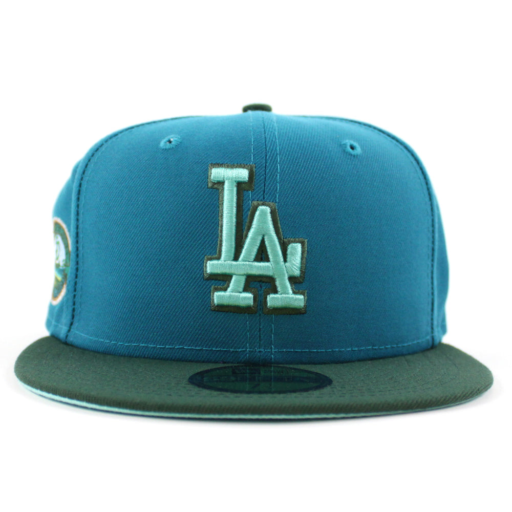 New Era 59FIFTY Teal Lime Tampa Bay Rays 20th Anniversary Patch Hat - White, Teal White/Teal / 7 1/4