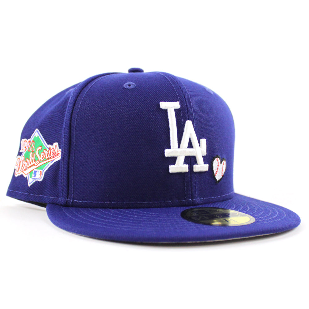 Los Angeles Dodgers TEAM HEART 1988 World Series New Era 59Fifty Fitte ECAPCITY