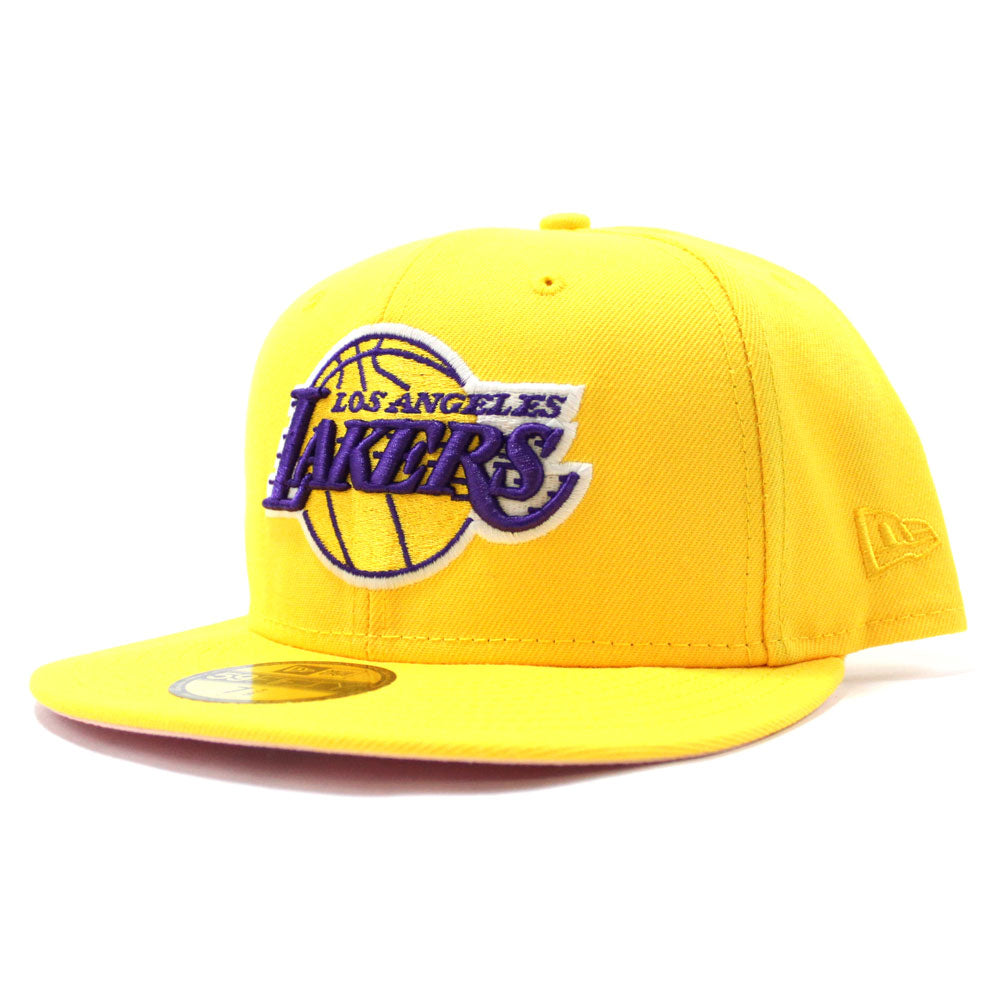 New Era Youth Boys and Girls Neon Green Los Angeles Lakers Color Pack  9TWENTY Adjustable Hat