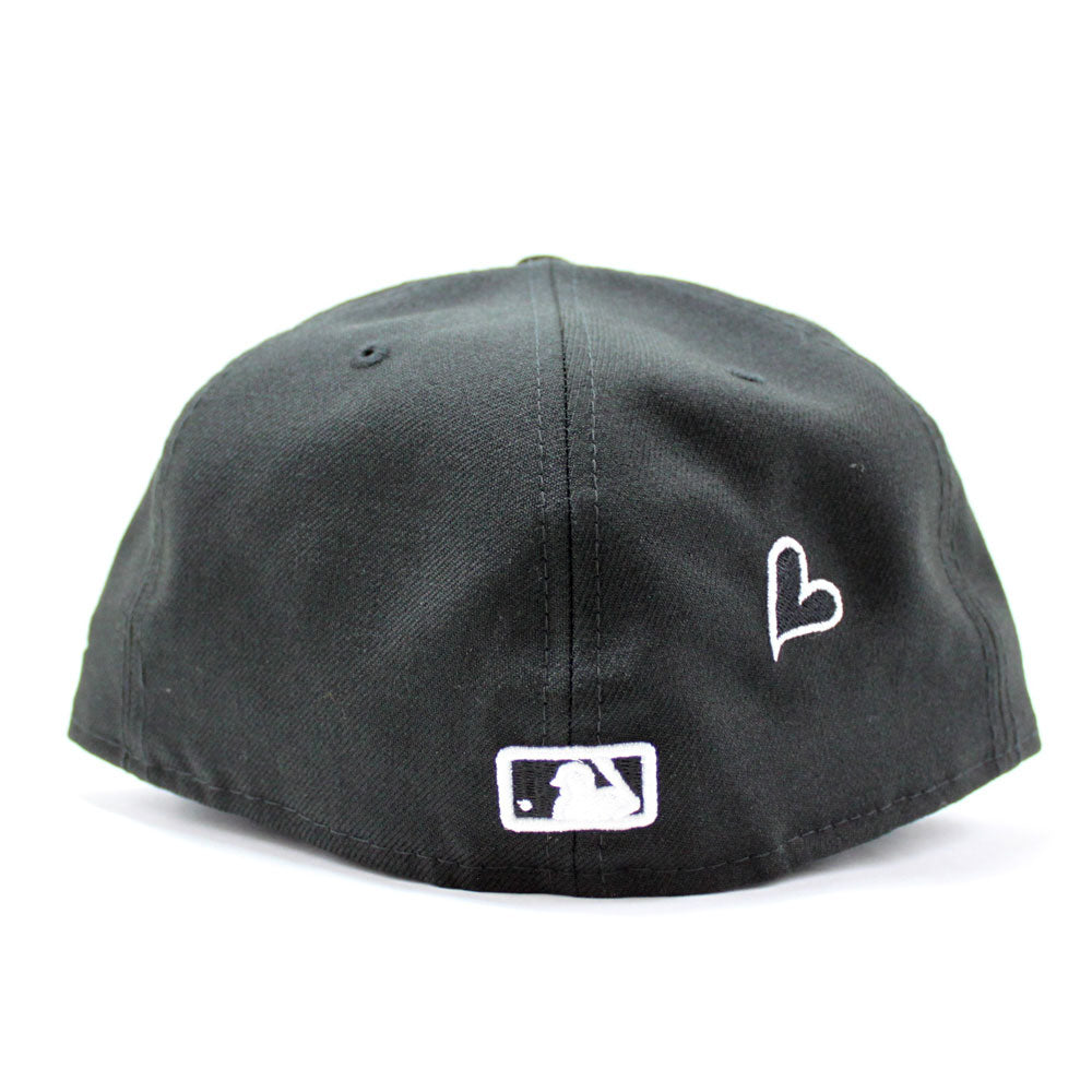 Love Los Angeles Dodgers New Era Fitted 59Fifty Hat (Black