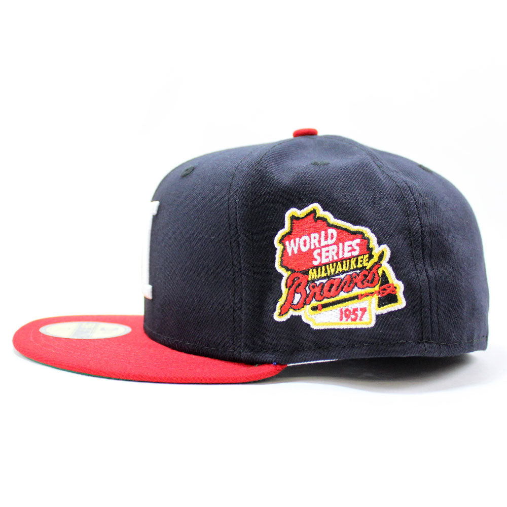 Exclusive! Milwaukee Braves 1957 World Series Hat in - Depop