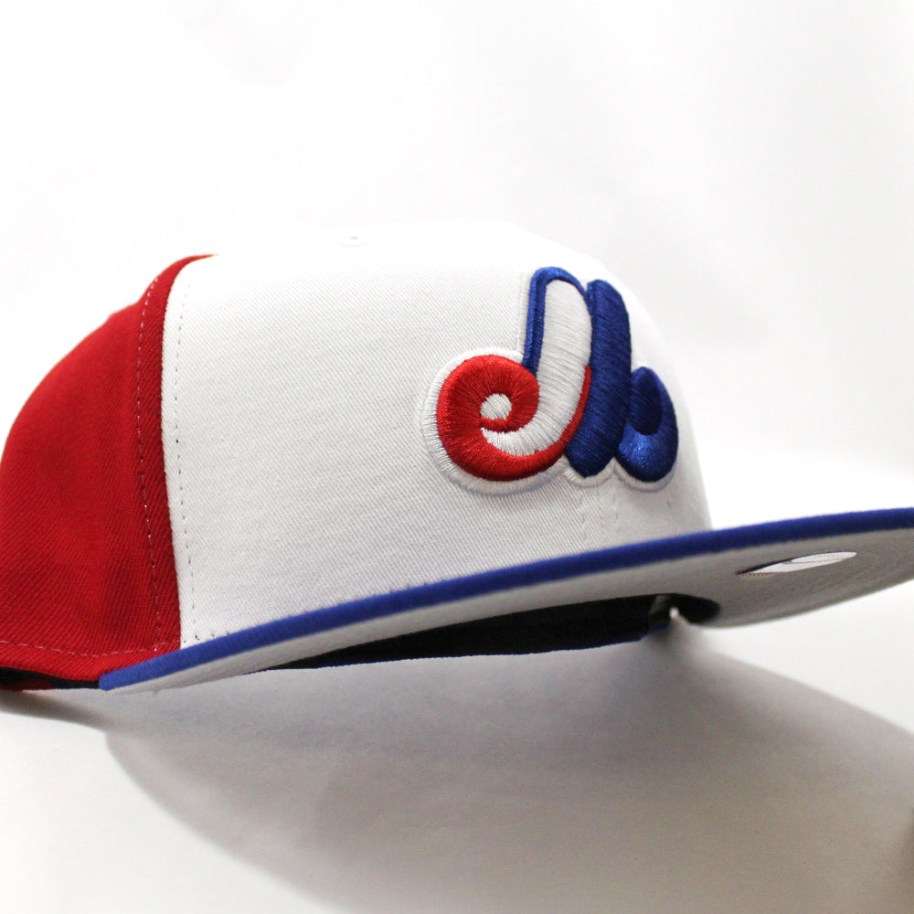 Montreal Expos 1969 New Era 59Fifty Fitted Hat (White Red Blue Gray Under  Brim)