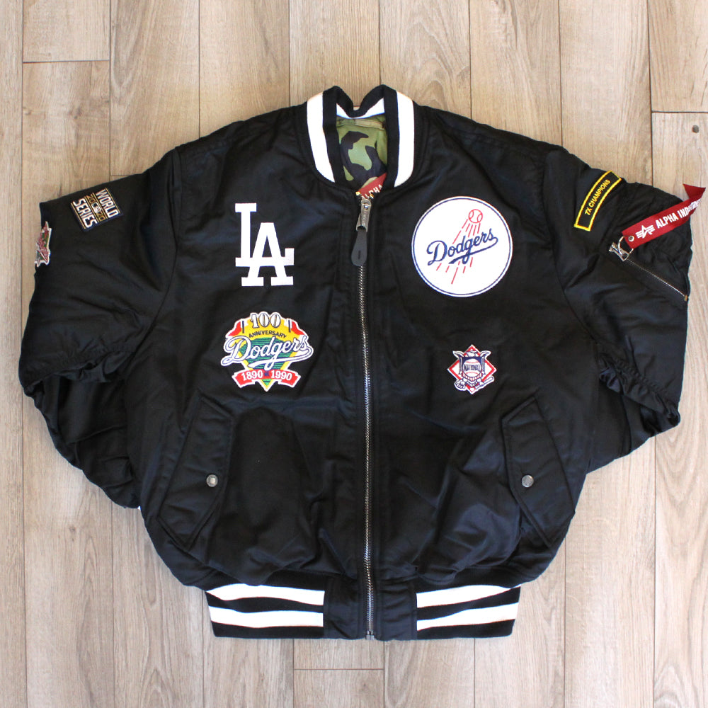 New Era x Alpha Industries Los Angeles Dodgers Bomber Jacket L