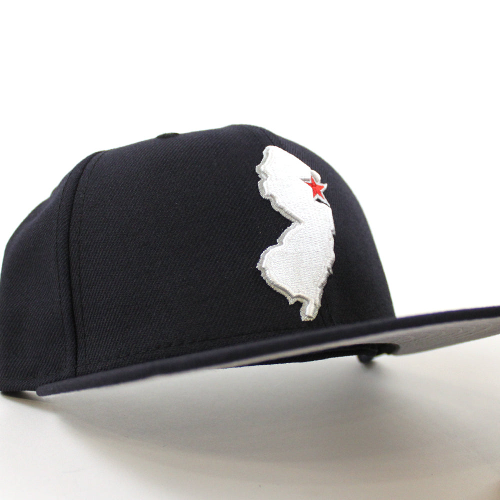 New Jersey State Embroidered Cotton Cap - Low Profile Adjustable Baseball Hat - View #7