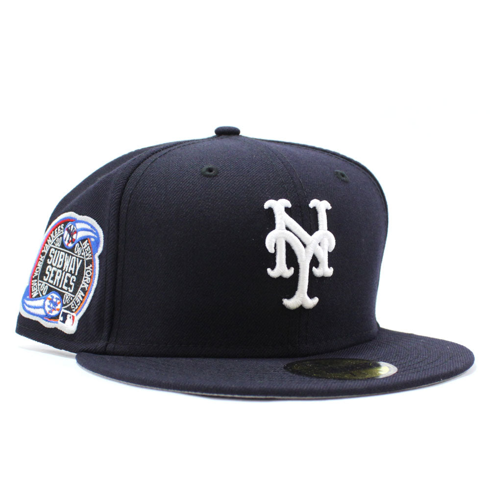 New York Yankees Mets Subway Series Gray Brim New Era Fitted Hat