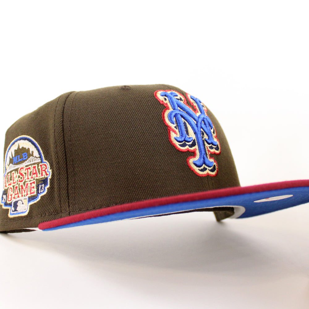 mets black hat blue brim