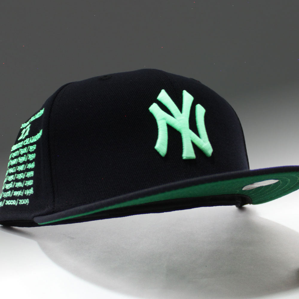 NY Yankees Basic New Era 59FIFTY Black & Neon Green Fitted Hat – USA CAP  KING