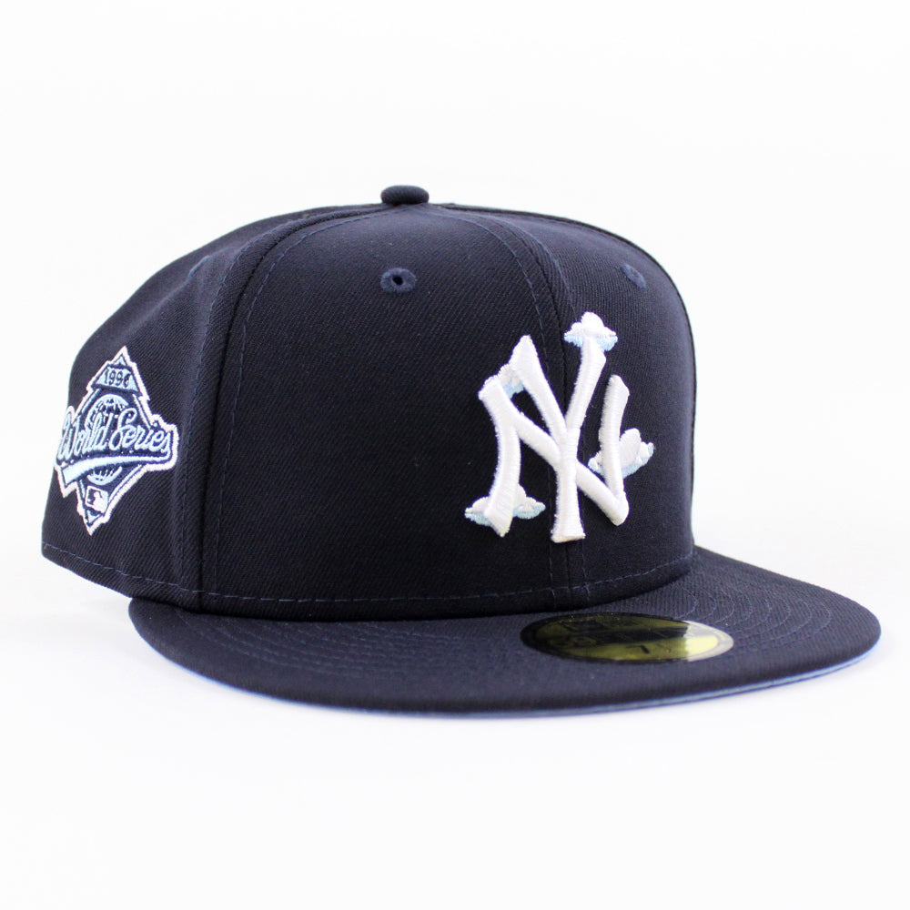 New York Yankees COMIC CLOUD 1996 World Series New Era 59Fifty Fitted ...
