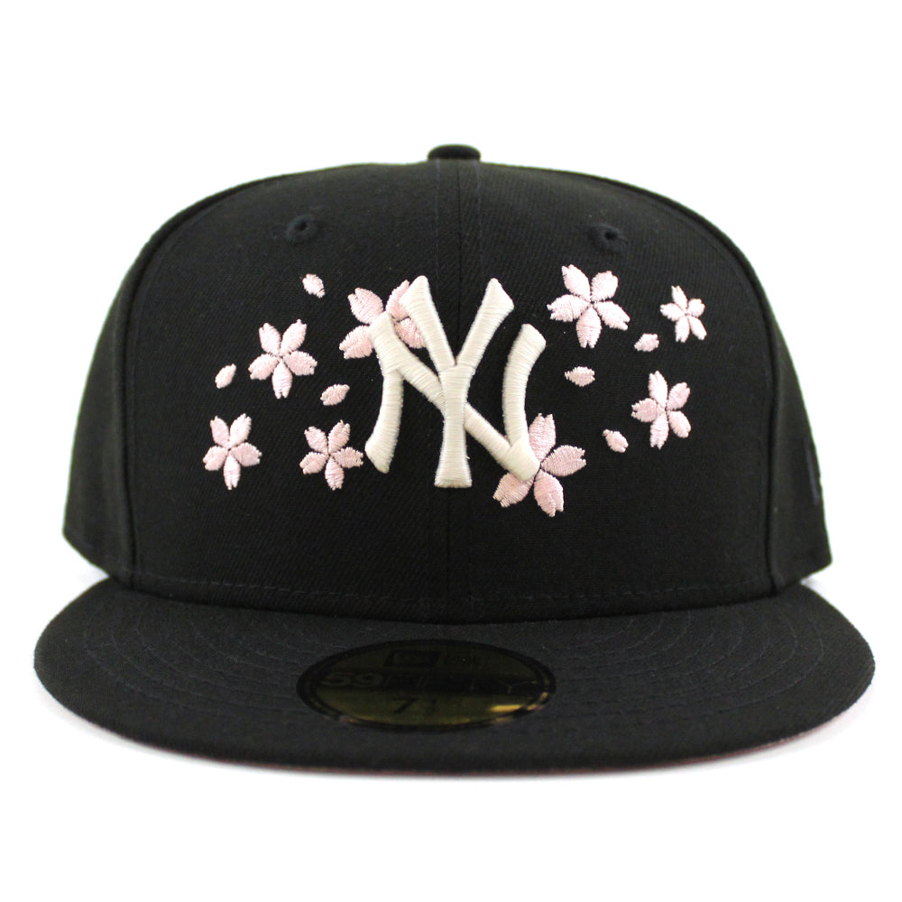 【oMA STUDIOS】NY NY CHERRY BLOSSOM HAT ハット New York Yankees Cherry Blossom New Era 59Fifty Fitted Hat