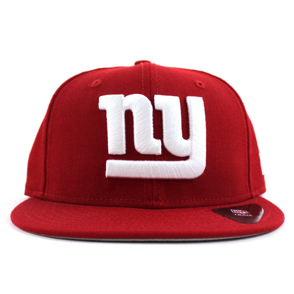 New York Giants 59Fifty New Era Fitted Hat TEAM COLOR RED GRAY UNDER BRIM