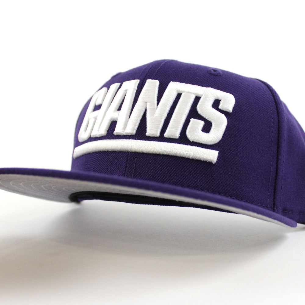 New York Giants New Era 59Fifty Fitted Hat (Purple Gray Under Brim)