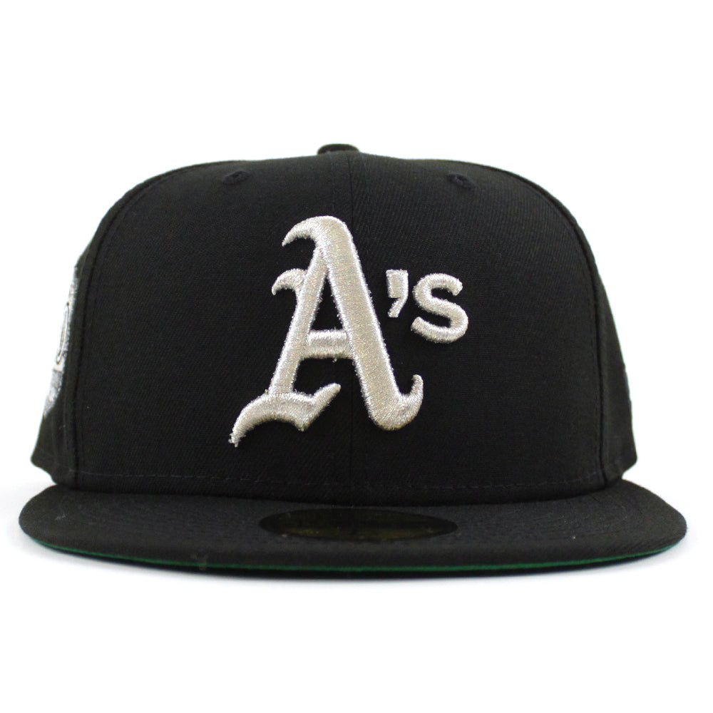 Oakland Athletics 50th Anniversary New Era 59Fifty Fitted Hat (Black G ...
