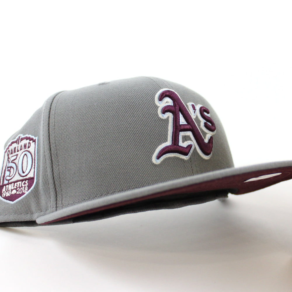 HOUSTON ASTROS 2005 WORLD SERIES STORM GRAY BURGUNDY BRIM NEW ERA