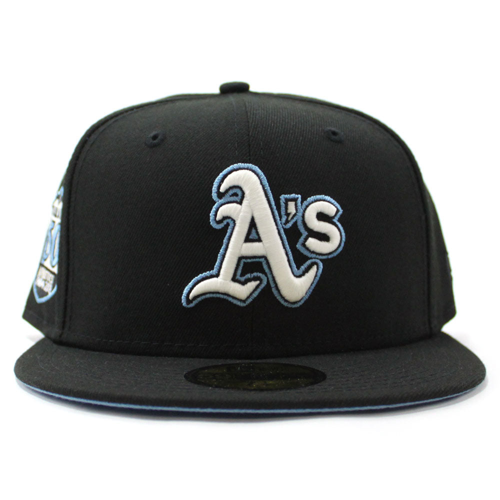 Oakland Athletics 50th Anniversary New Era 59Fifty Fitted Hat (Glow in –  ECAPCITY