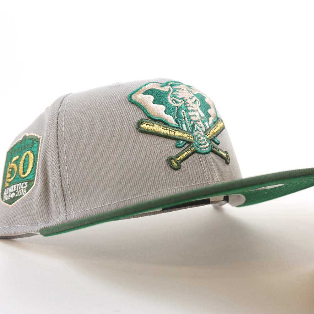 Oakland Athletics Sidesplit 59FIFTY Fitted Hat in Green 7 1/4 / Green