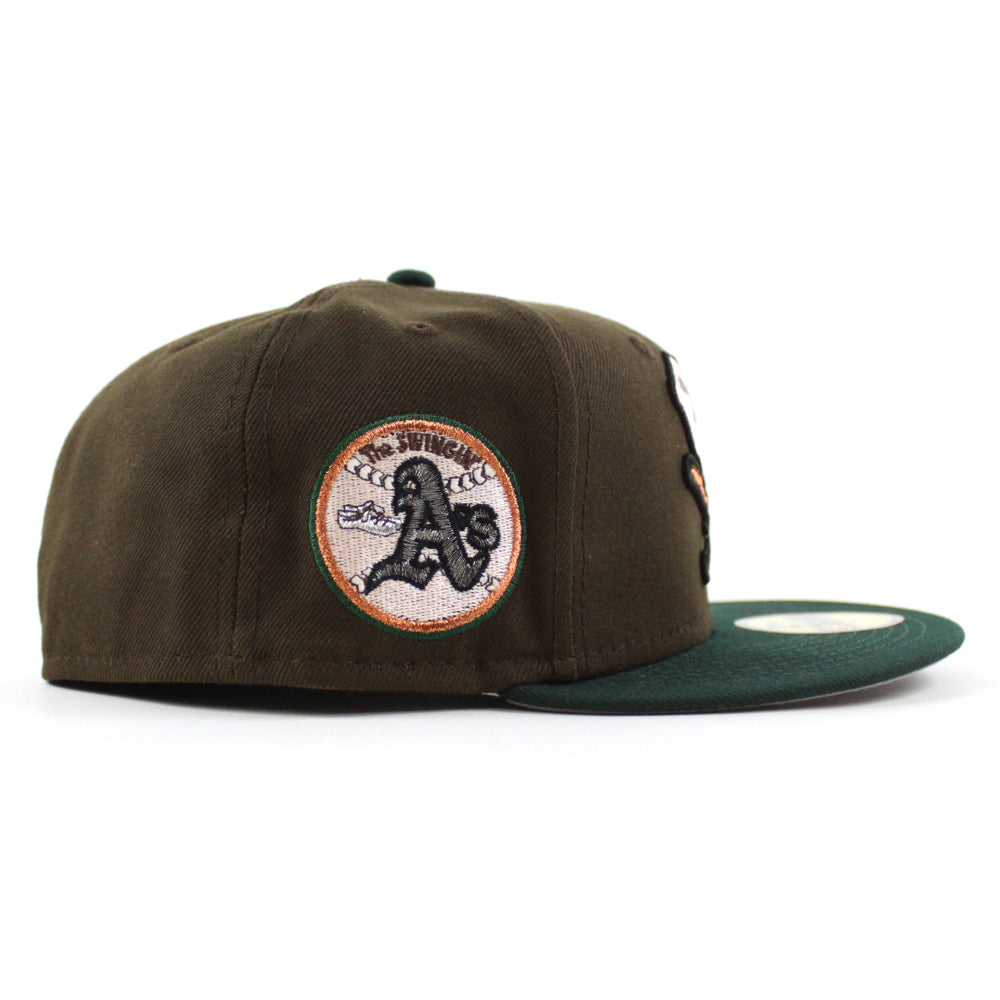 NEW ERA REAL TREE UV OAKLAND A'S FITTED HAT (GREEN/GOLD) – So Fresh  Clothing