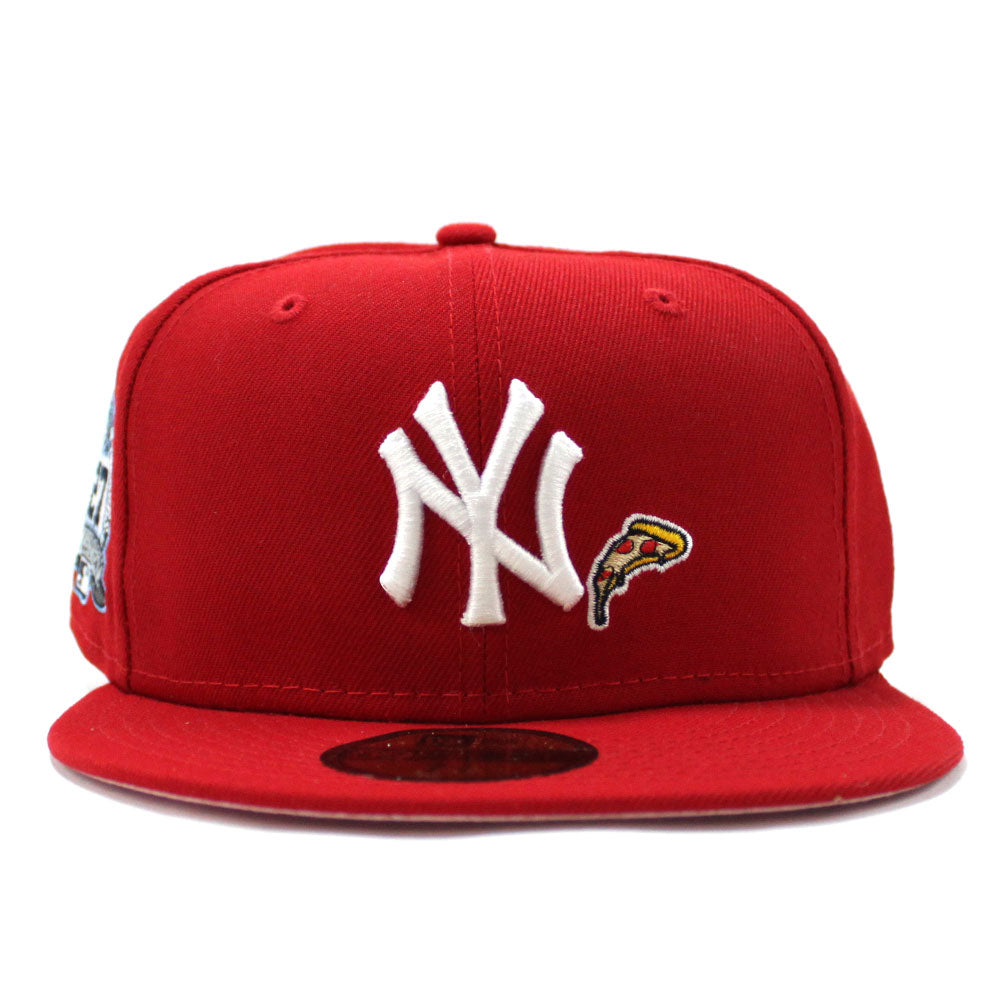Red fitted with pink brim Clearance