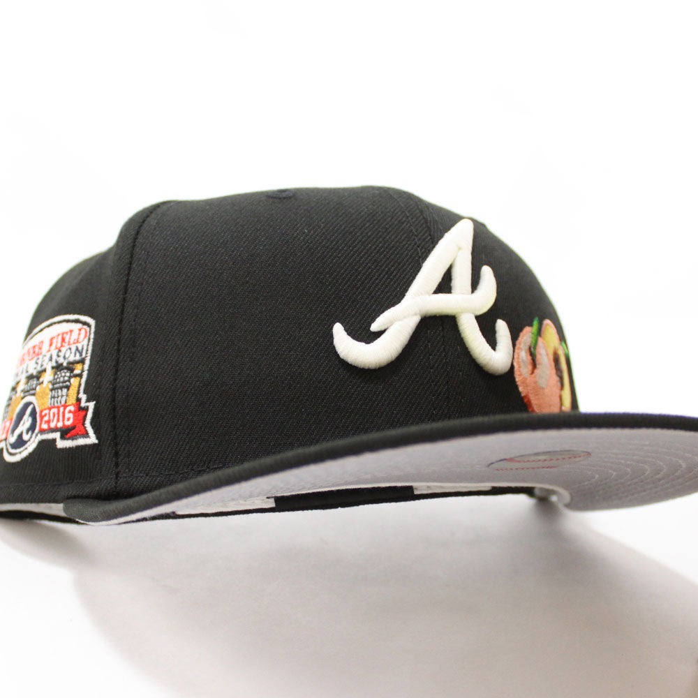 New Era Atlanta Braves State Fruit 59Fifty Fitted Cap in Peach — MAJOR