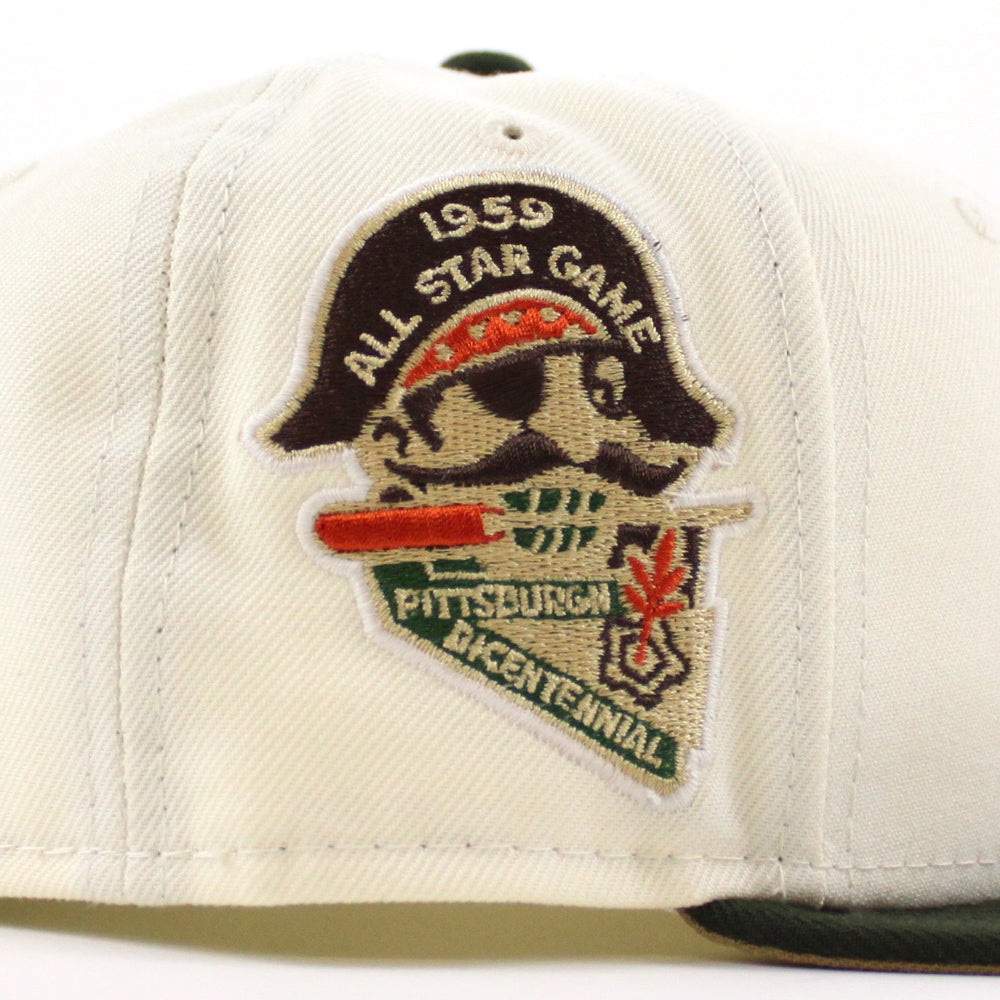 St Louis Cardinals 1966 All Star Game New Era 59FIFTY Fitted Hat (GITD Chrome White Black Red Under BRIM) 7 3/4