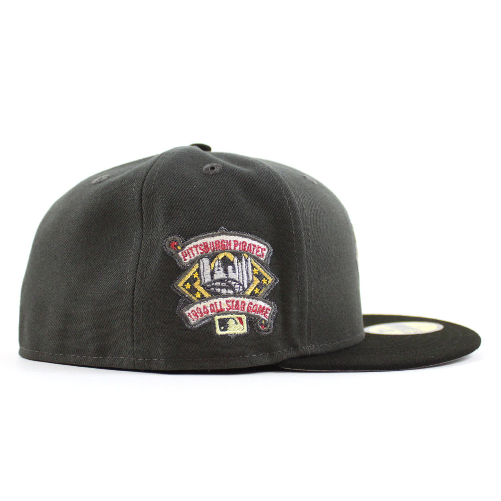 New Era Pittsburgh Pirates T-Dot 1994 All Star Game Patch Alternate Hat Club Exclusive 59FIFTY Fitted Hat Purple/Black